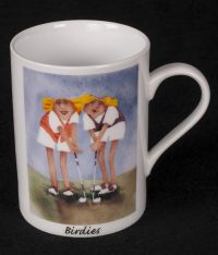 Erika Oller BIRDIES Lady Golf Golfing Coffee Mug